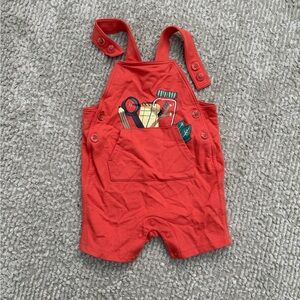 Joe Fresh Kids Overalls in Bright Red
